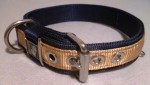 1.5" Flat Collar, Center Stripe